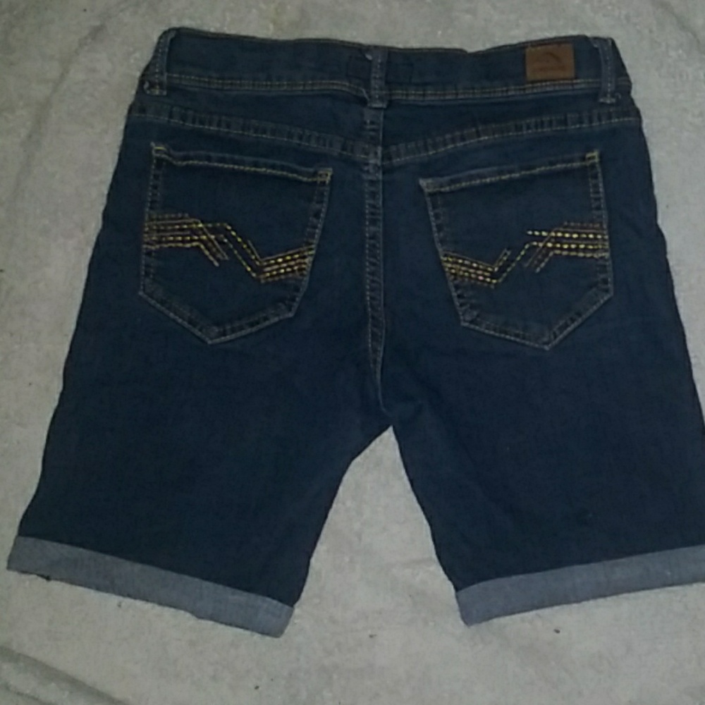 Girls dark blue jean shorts